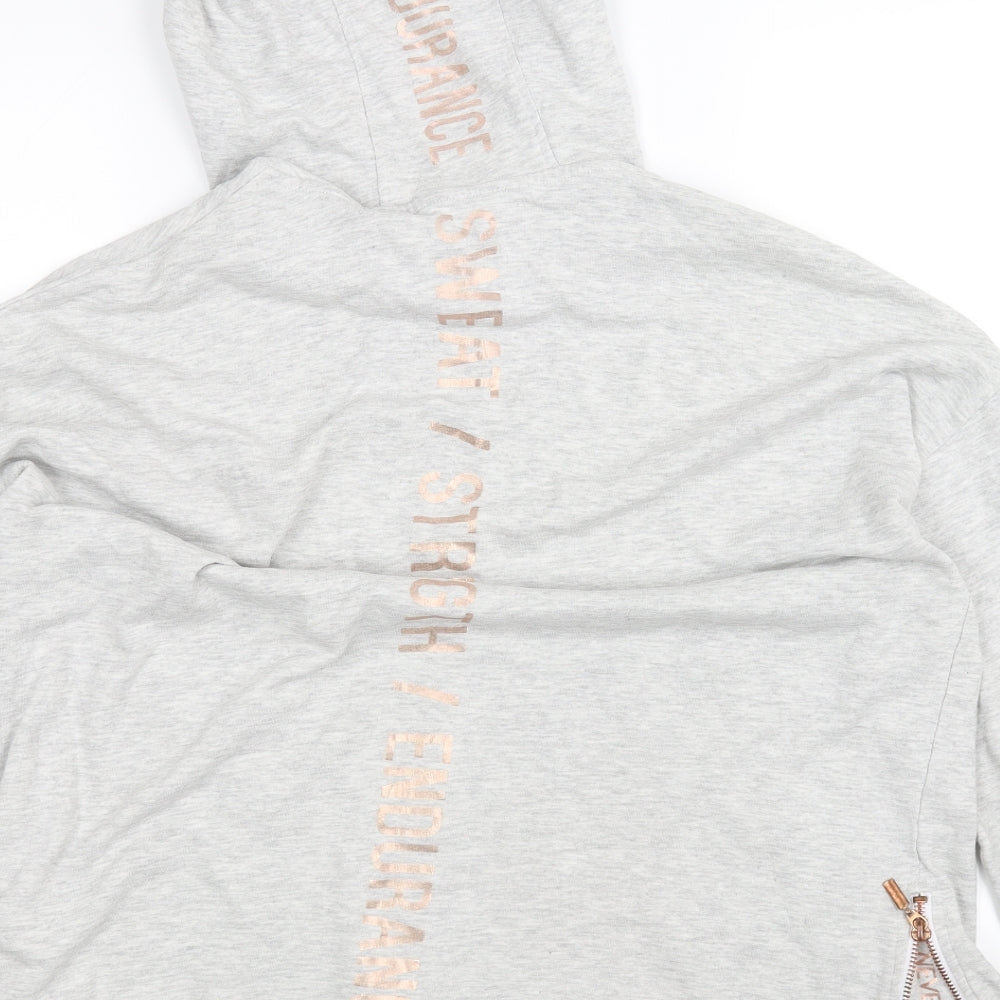 F&F Womens White   Pullover Hoodie Size L