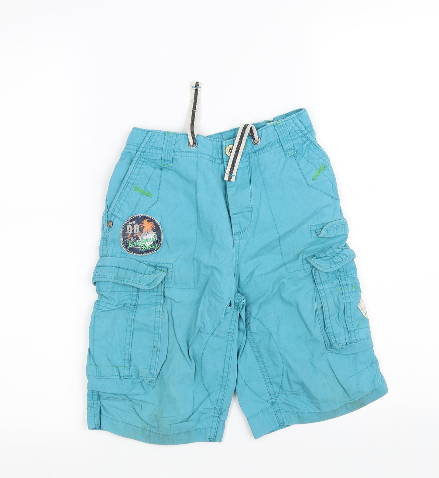 NEXT Boys Blue   Cargo Shorts Size 8 Years