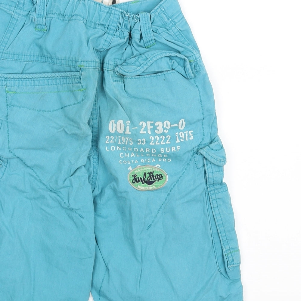 NEXT Boys Blue   Cargo Shorts Size 8 Years