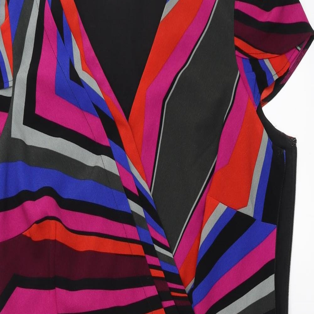 Per Una Womens Multicoloured   Pencil Dress  Size 16