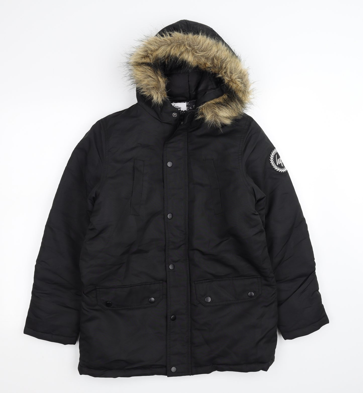 Hype Boys Black   Rain Coat Coat Size 13 Years