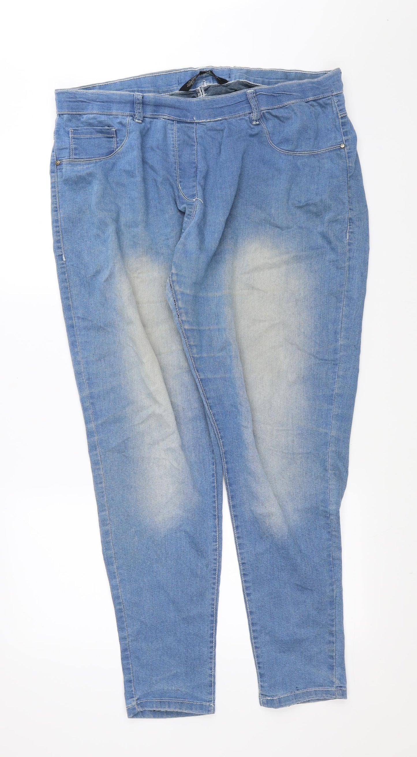Redtag Womens Blue   Straight Jeans Size 22 L30 in