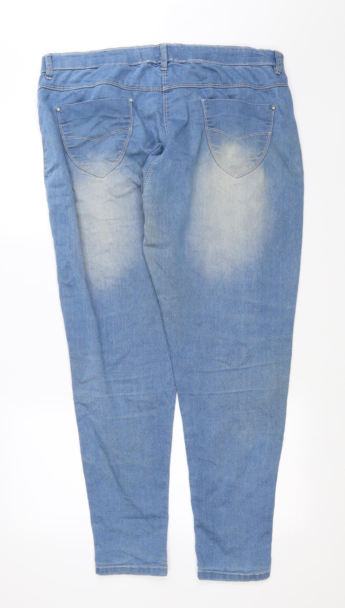 Redtag Womens Blue   Straight Jeans Size 22 L30 in