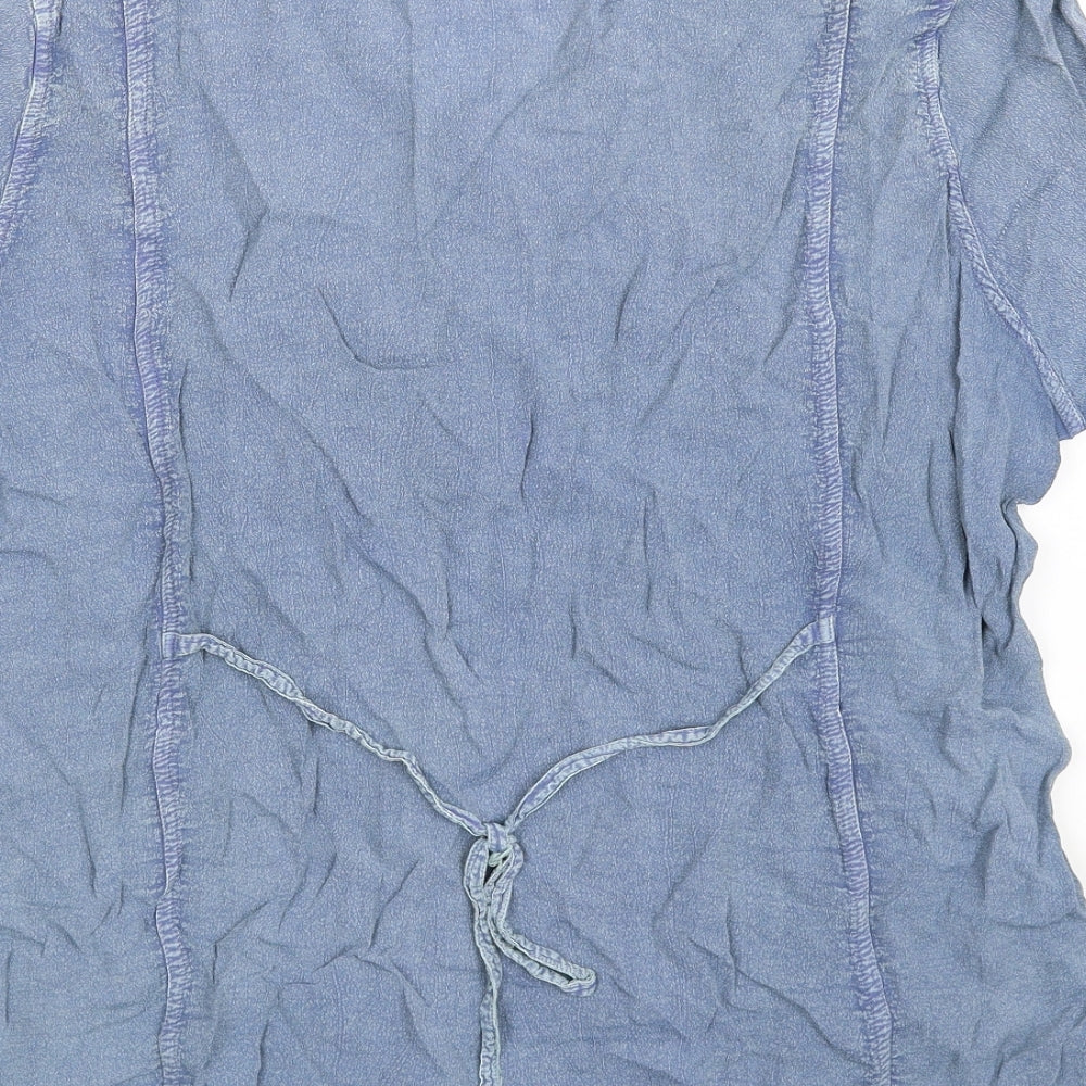 EWM Womens Blue   Basic T-Shirt Size 22