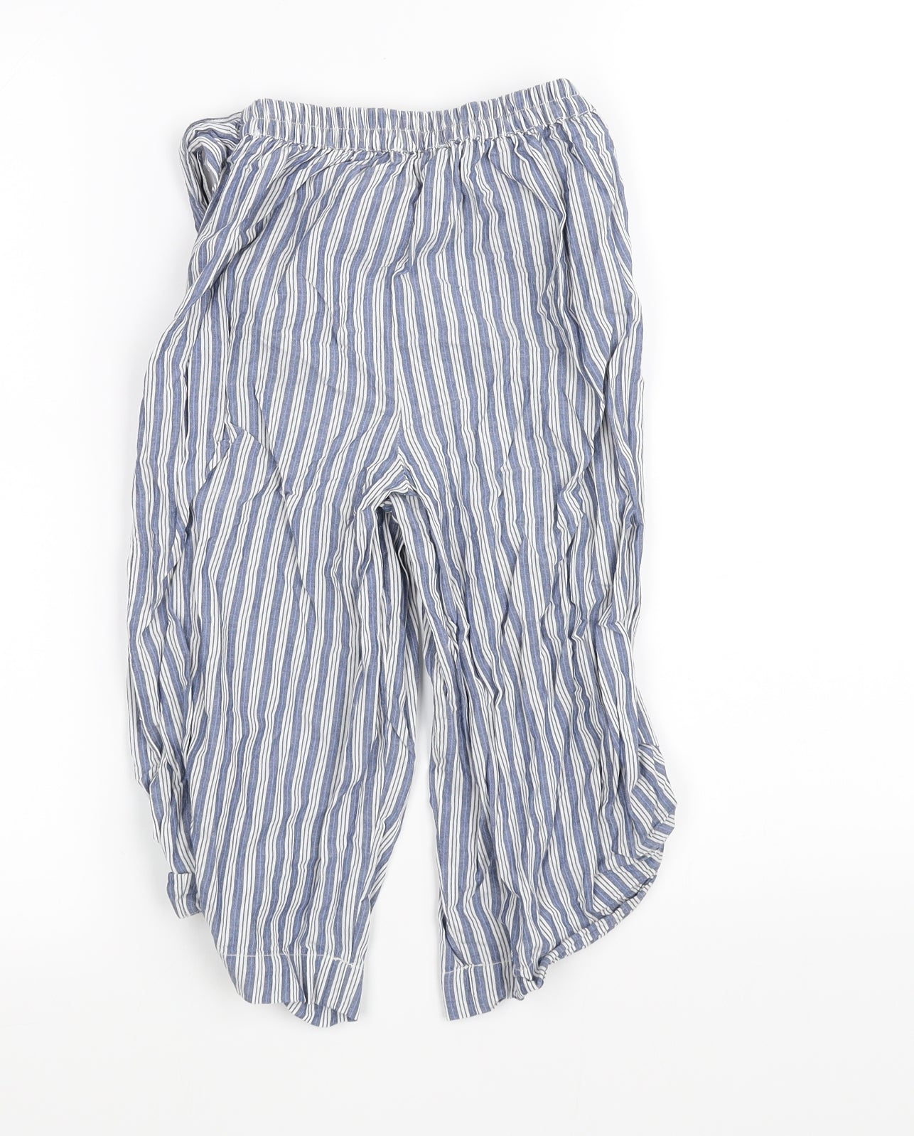 George Girls Blue Striped  Sweatpants Trousers Size 8-9 Years