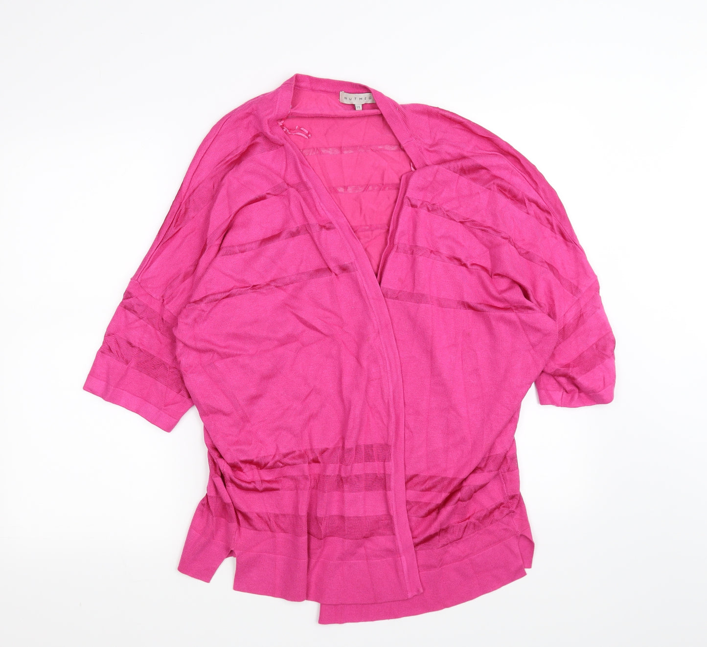 Nutmeg Womens Pink   Cardigan Jumper Size 20