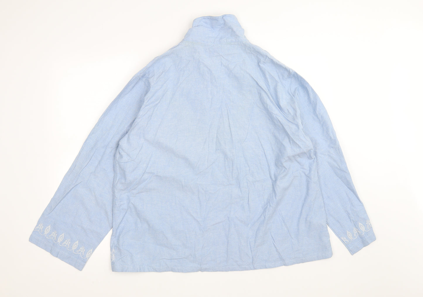 Ssssh Womens Blue   Basic Button-Up Size 20