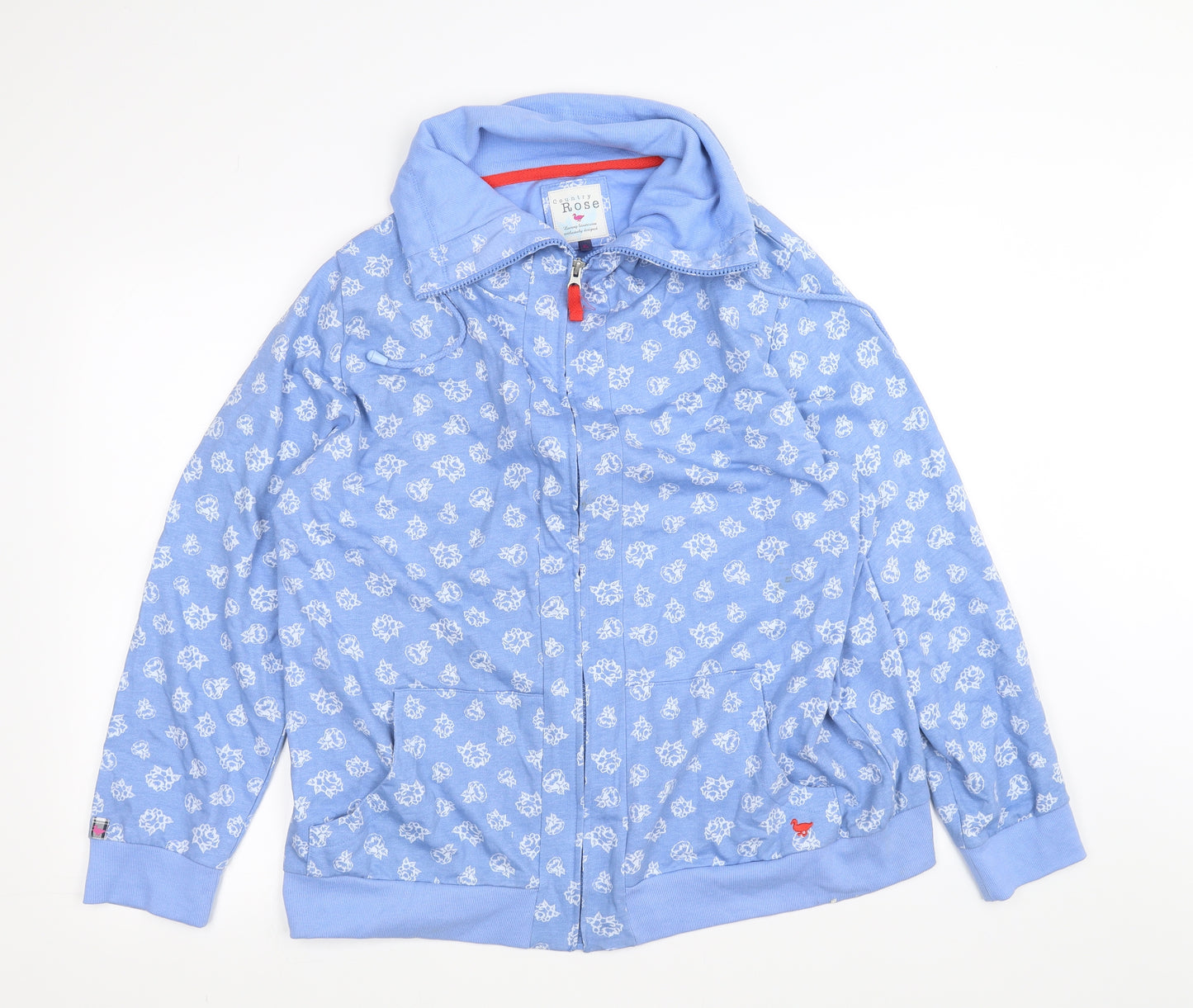 country rose Womens Blue   Full Zip Jumper Size XL