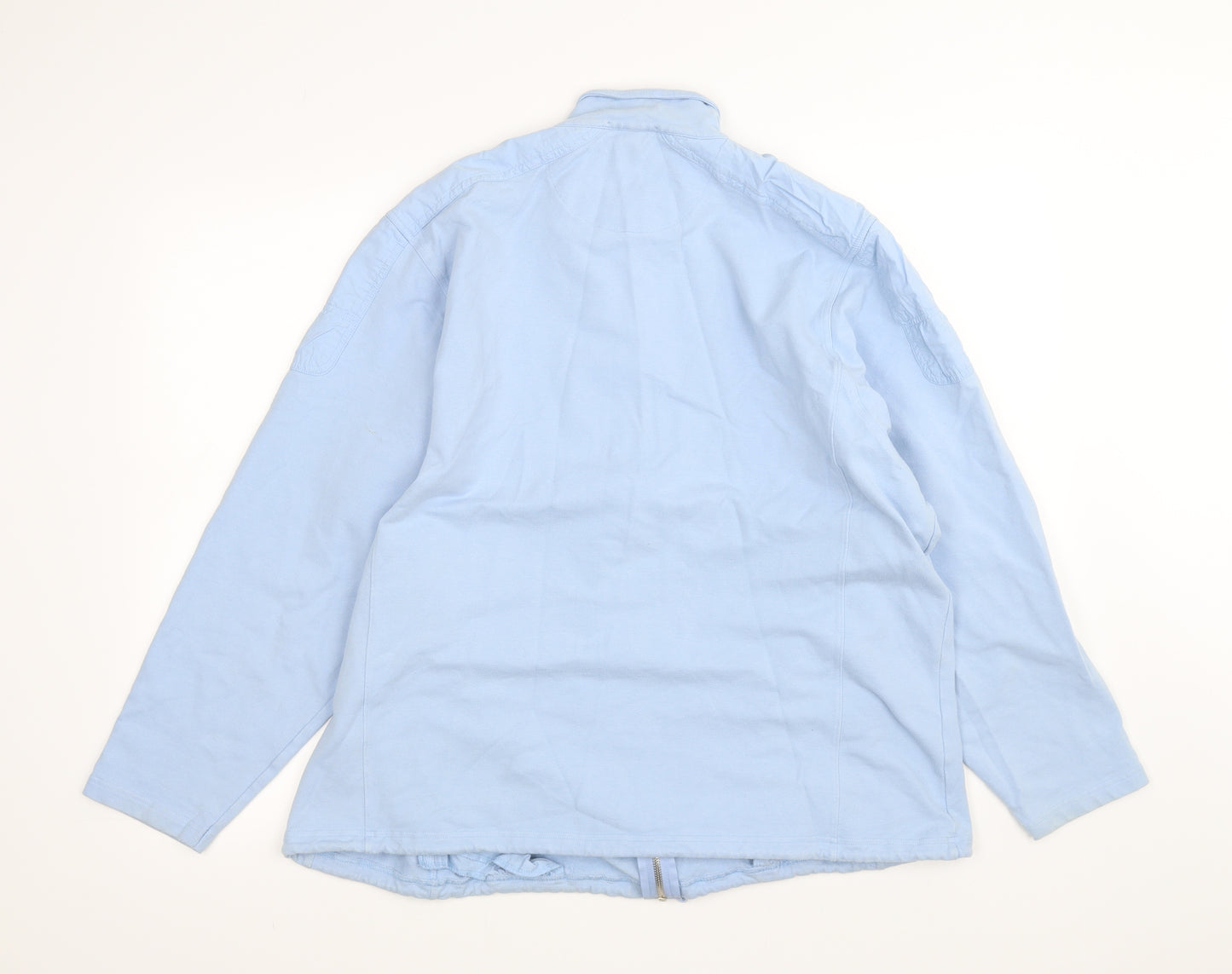 ELVI Womens Blue   Full Zip Jumper Size L