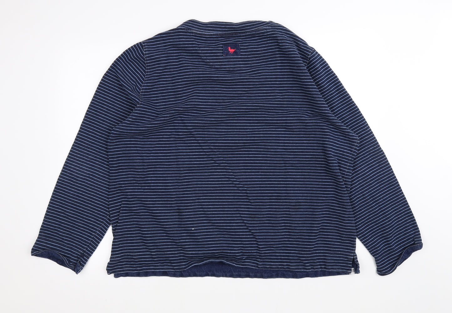 country rose Womens Blue Striped  Pullover Jumper Size XL
