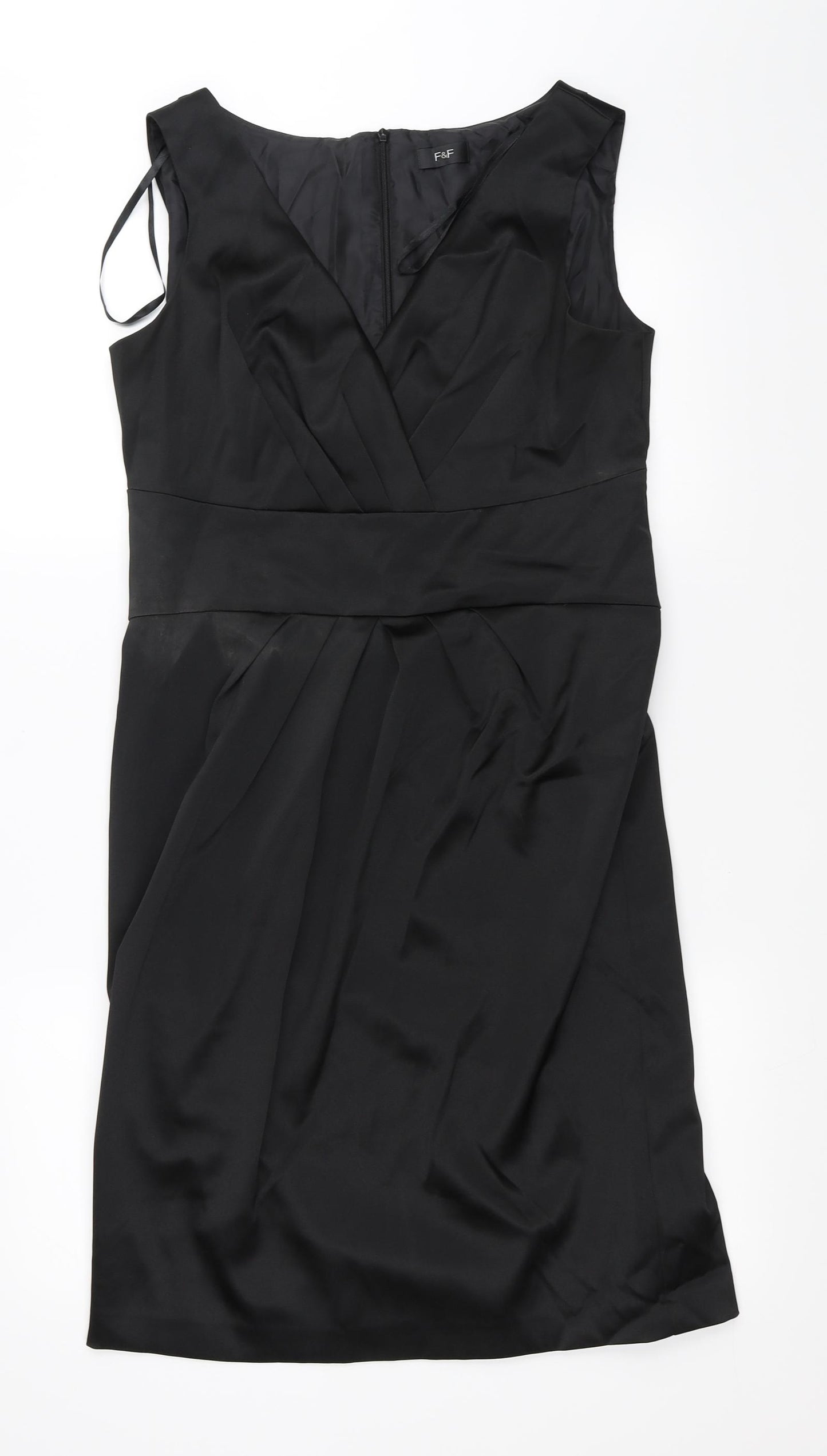 F&F Womens Black   Pencil Dress  Size 14