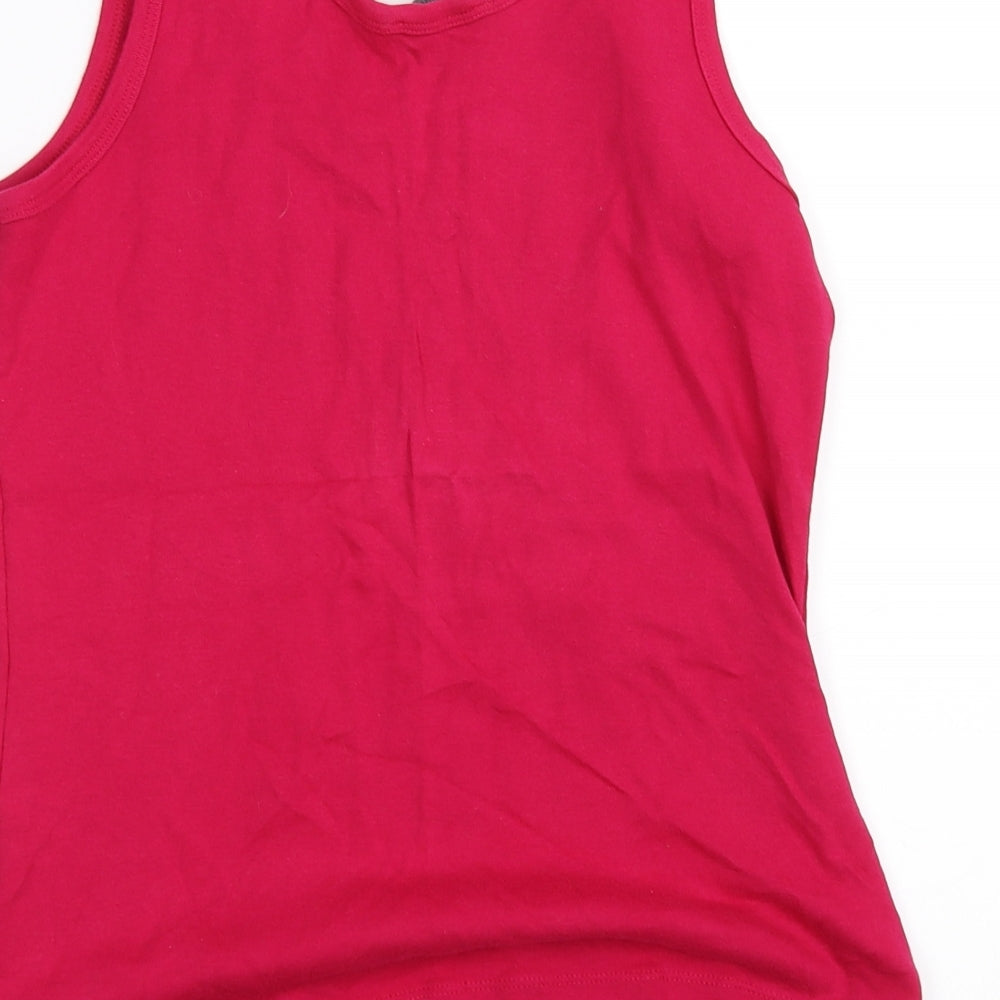 Marks and Spencer Womens Pink   Basic Tank Size M