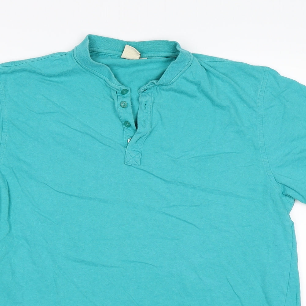 Cotton Traders Mens Blue    T-Shirt Size M