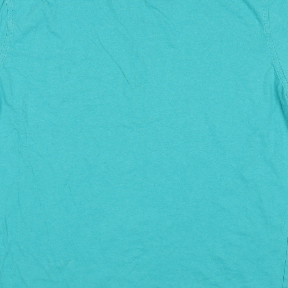 Cotton Traders Mens Blue    T-Shirt Size M
