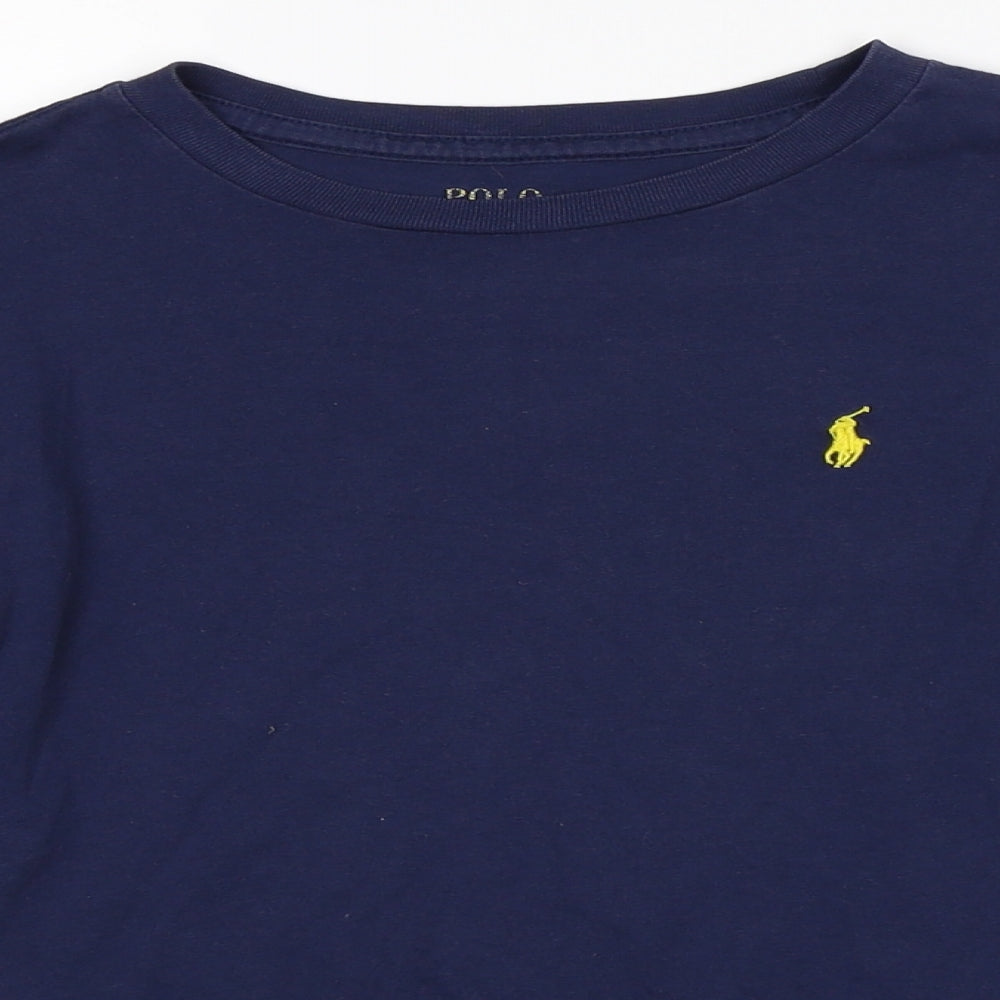 Ralph Lauren Boys Blue   Basic T-Shirt Size 10 Years