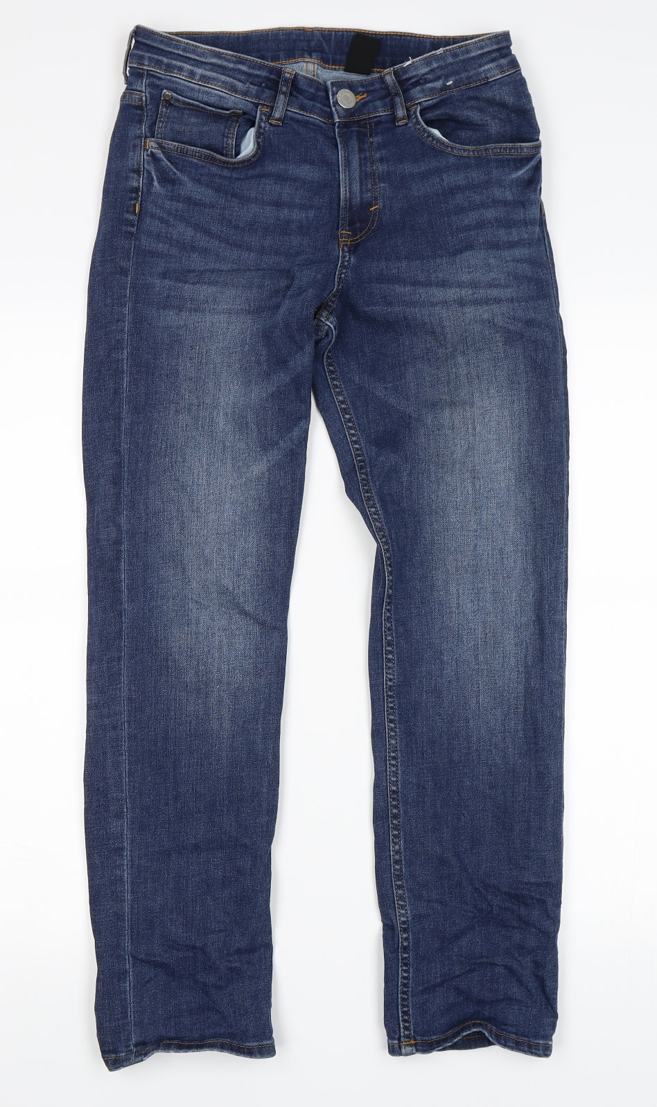 H&M Boys Blue   Straight Jeans Size 12-13 Years