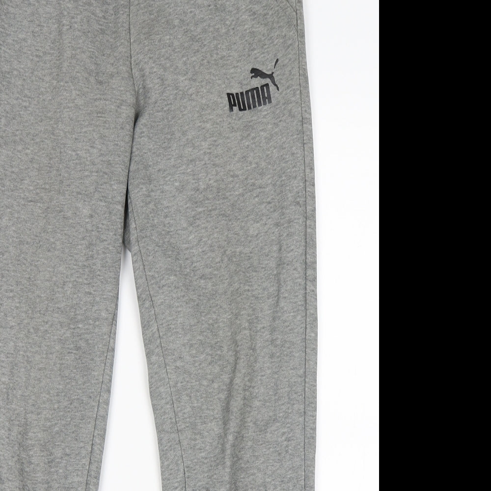 PUMA Boys Grey   Jogger Trousers Size 13-14 Years