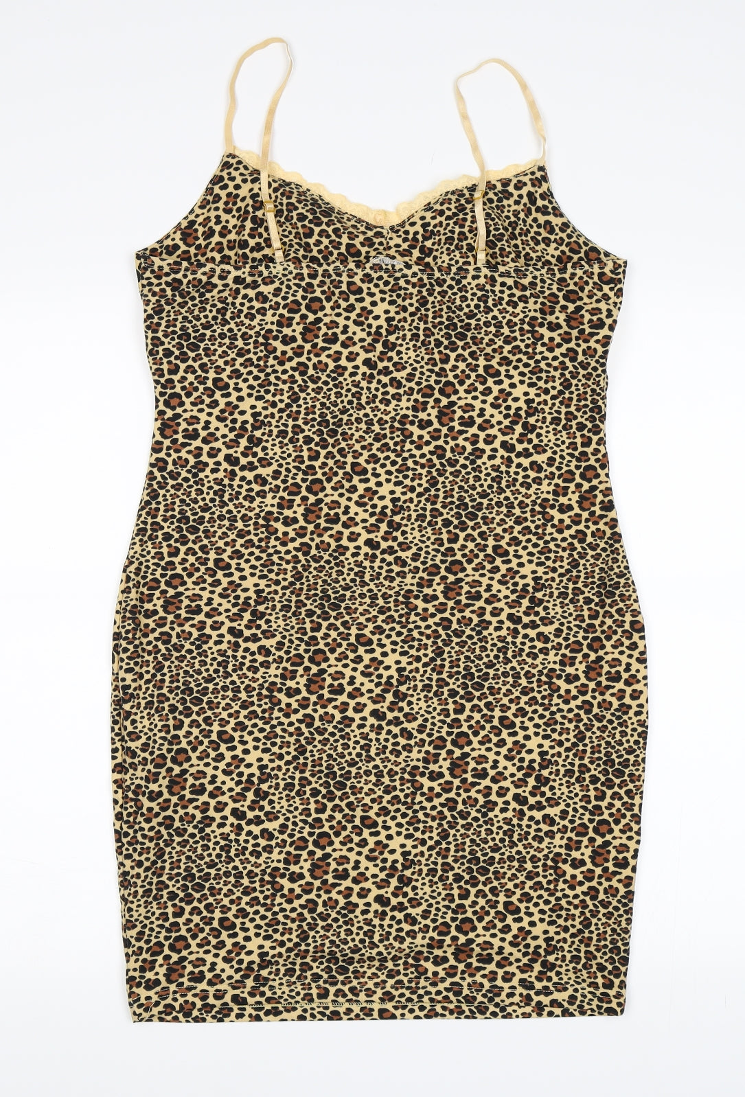 SheIn Womens Brown Animal Print  Bodycon  Size XL
