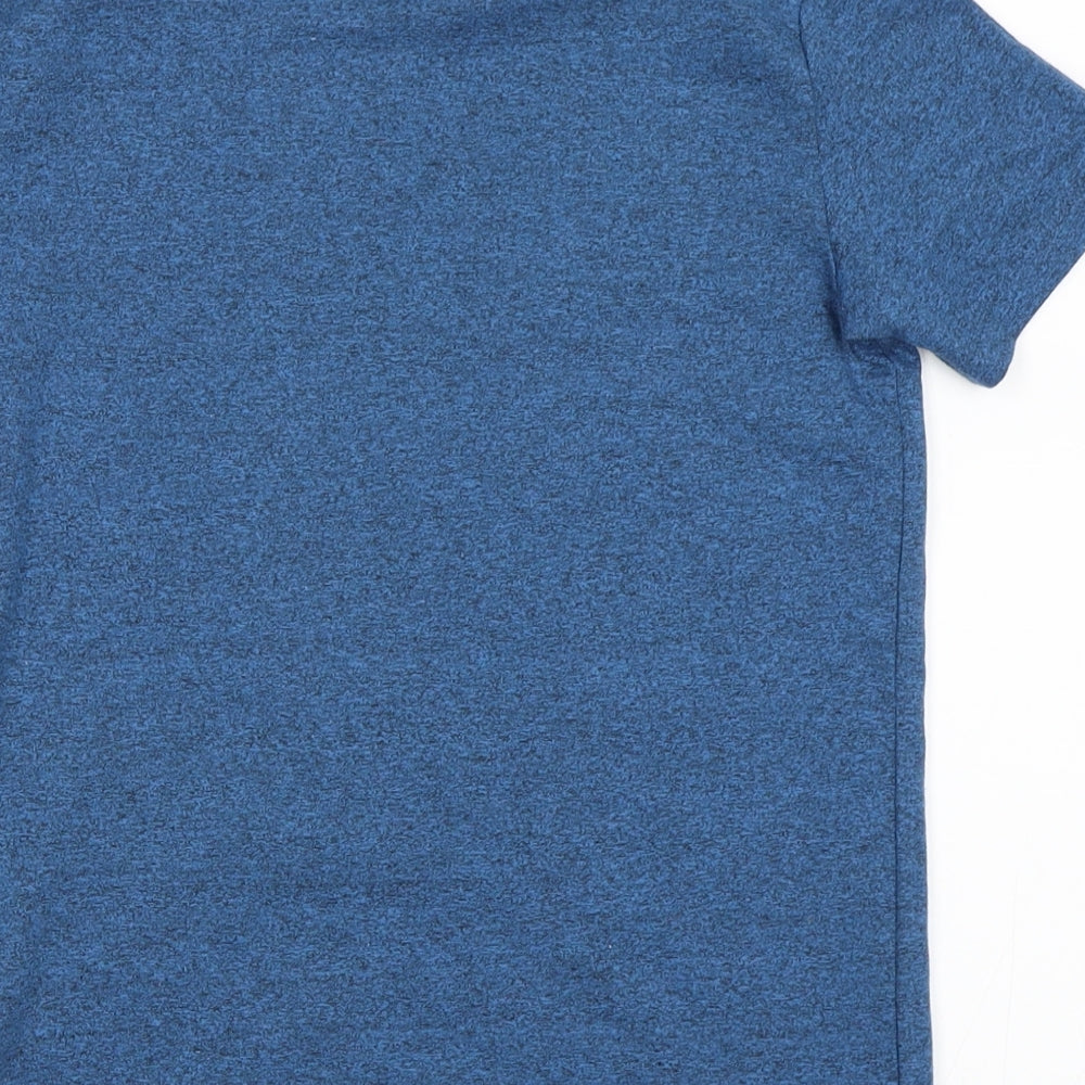 NEXT Boys Blue   Basic T-Shirt Size 7 Years  - Christmas Reindeer