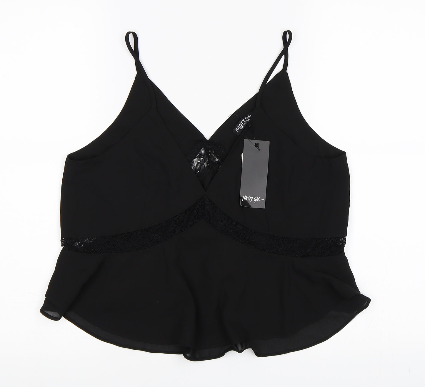 Nasty Gal Womens Black   Camisole Tank Size L