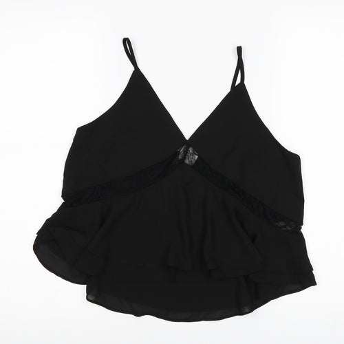 Nasty Gal Womens Black   Camisole Tank Size L