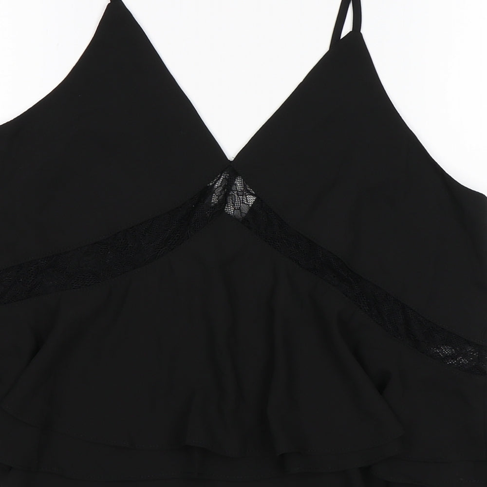 Nasty Gal Womens Black   Camisole Tank Size L