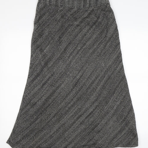 Marks and Spencer Womens Grey   Straight & Pencil Skirt Size 12