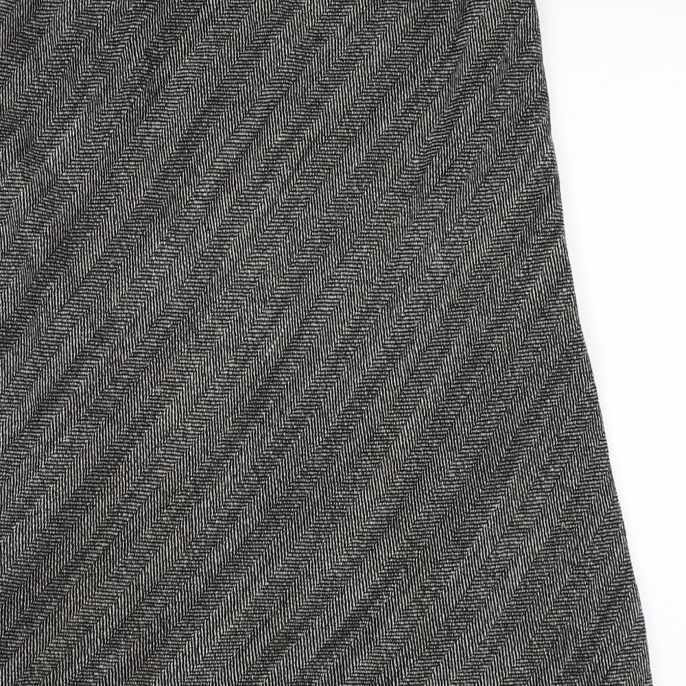 Marks and Spencer Womens Grey   Straight & Pencil Skirt Size 12