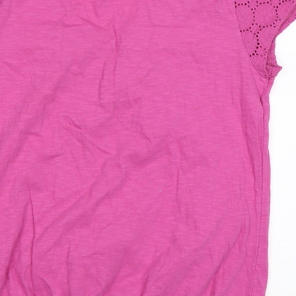BHS Womens Pink   Basic T-Shirt Size 14