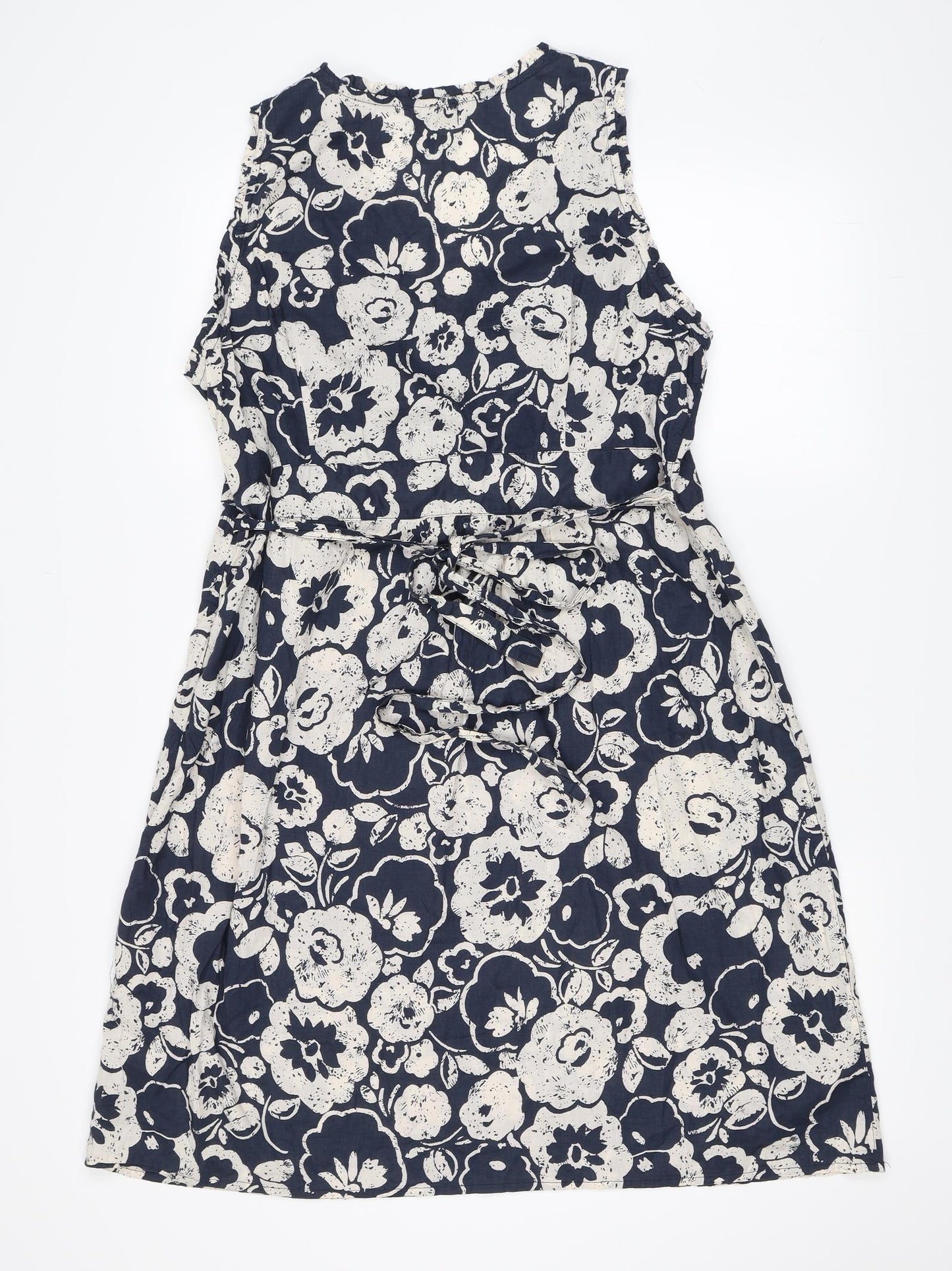 F&F Womens Blue Floral  A-Line  Size 18