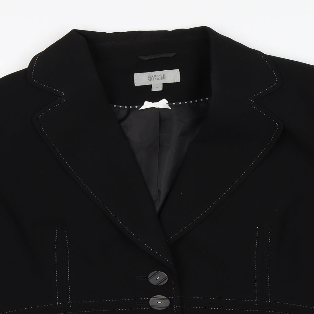 Marks and Spencer Womens Black   Jacket Blazer Size 18
