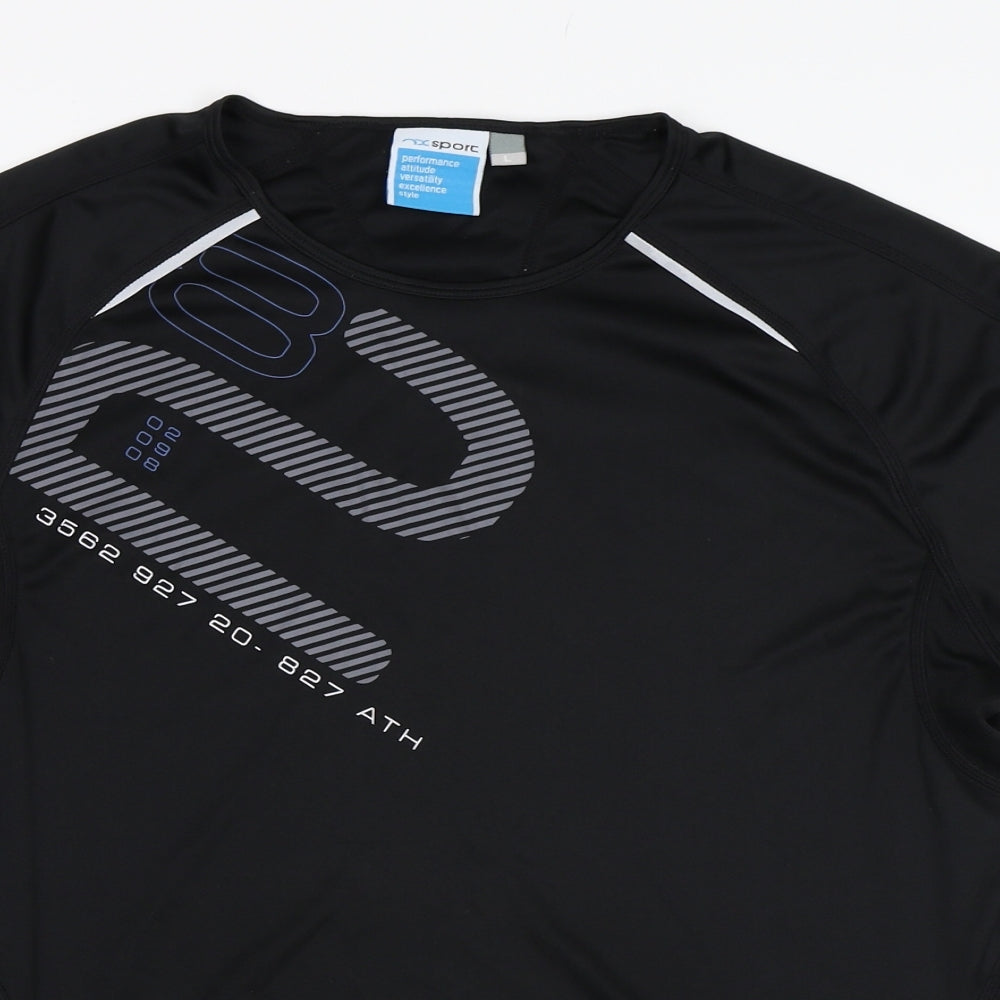 NEXT Mens Black   Basic T-Shirt Size L