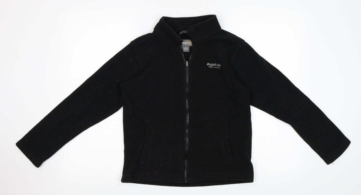 Regatta Girls Black  Fleece Jacket  Size 11-12 Years