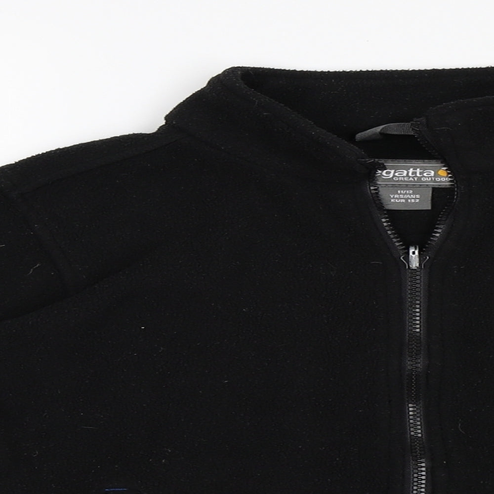 Regatta Girls Black  Fleece Jacket  Size 11-12 Years