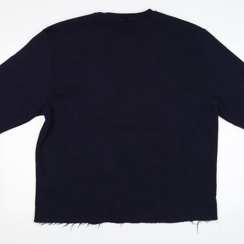 Topman Mens Blue   Pullover Sweatshirt Size XL