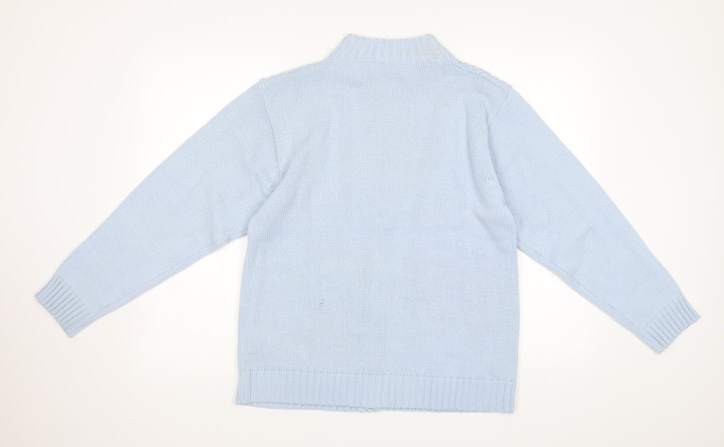 Donna Lewis Womens Blue   Full Zip Sweatshirt Size L