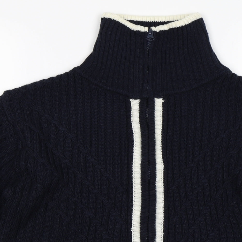Donna Lewis Womens Black   Full Zip Sweatshirt Size M