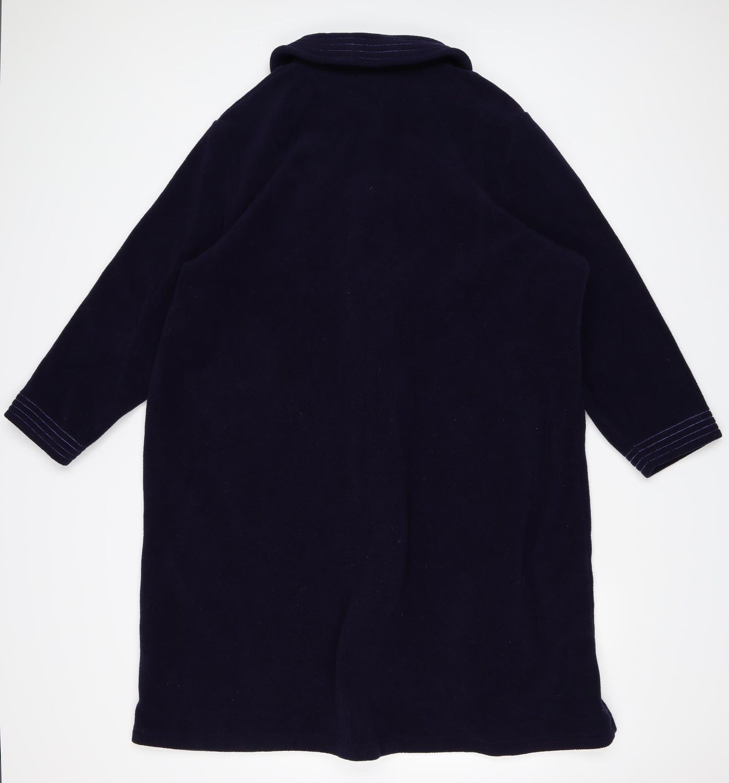 Marks and Spencer Womens Blue Solid   Robe Size 20