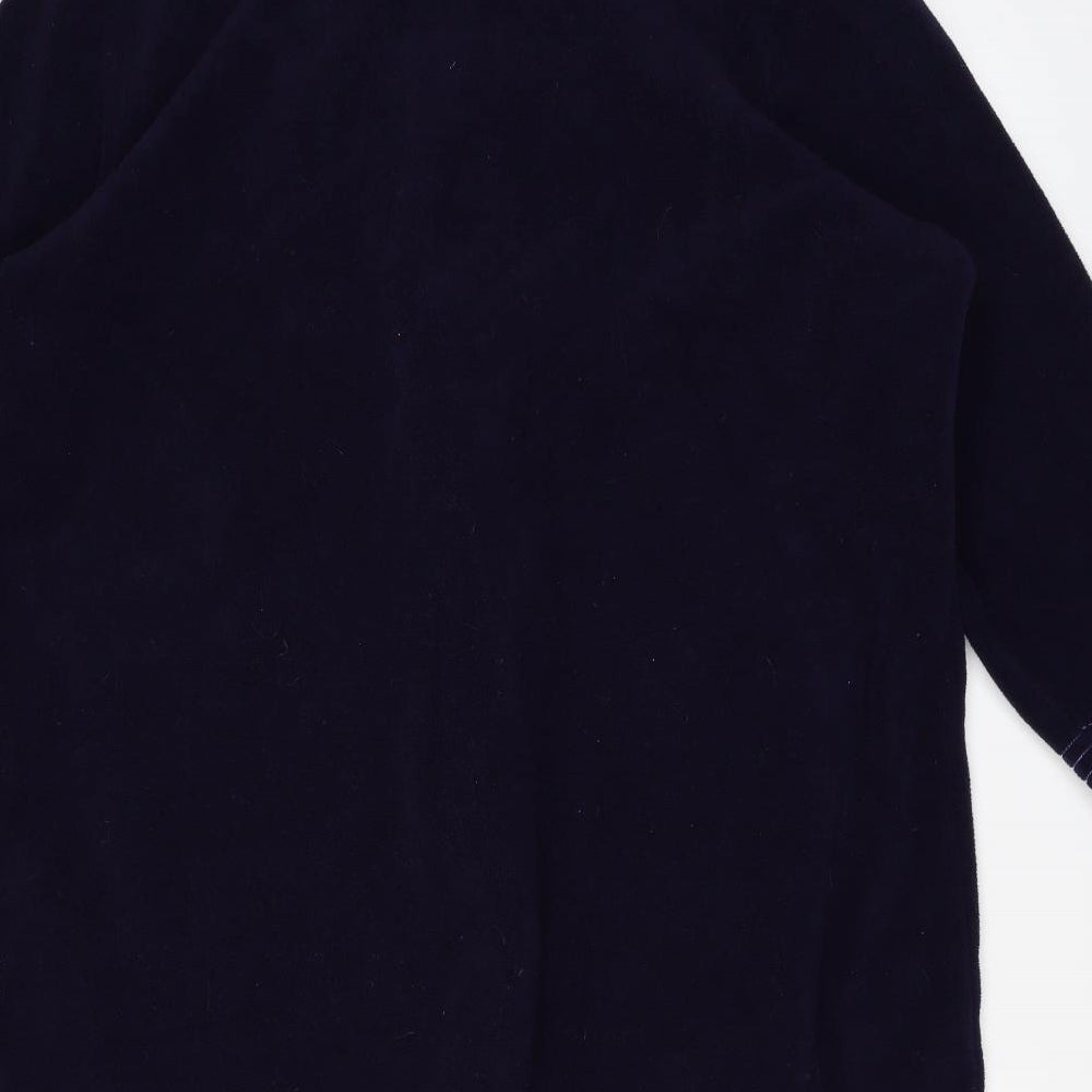 Marks and Spencer Womens Blue Solid   Robe Size 20