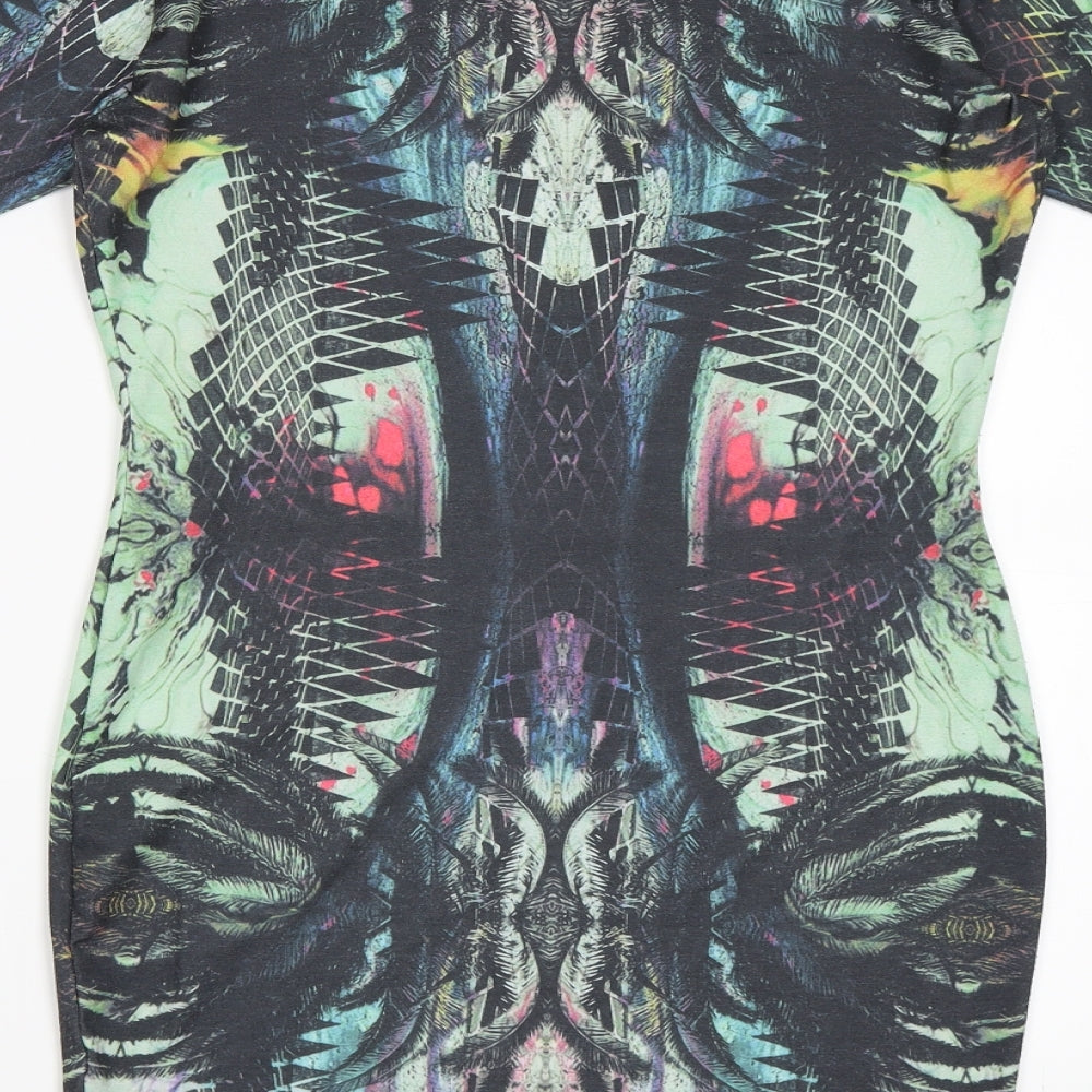 River Island Womens Multicoloured Floral  Bodycon  Size 14