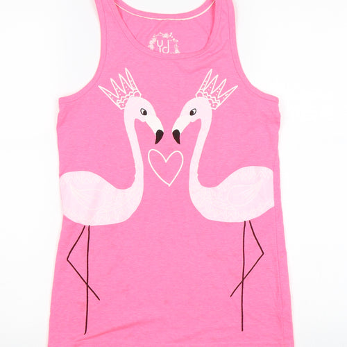 Primark Girls Pink   Basic Tank Size 12-13 Years