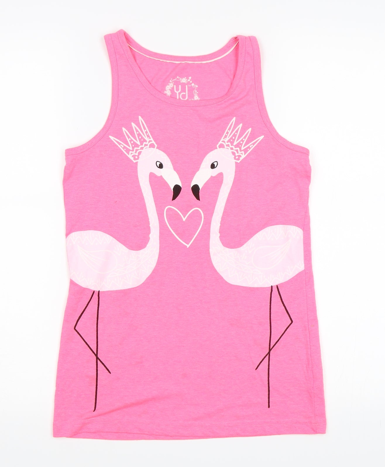 Primark Girls Pink   Basic Tank Size 12-13 Years