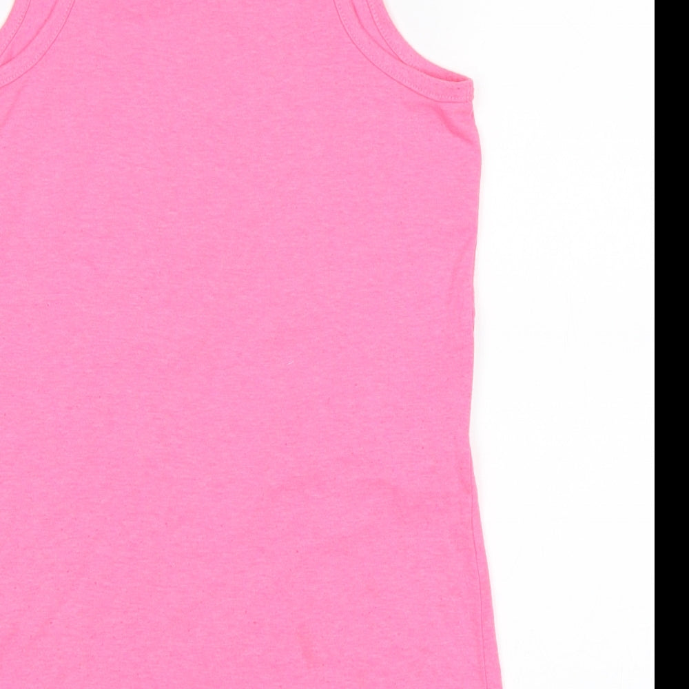 Primark Girls Pink   Basic Tank Size 12-13 Years