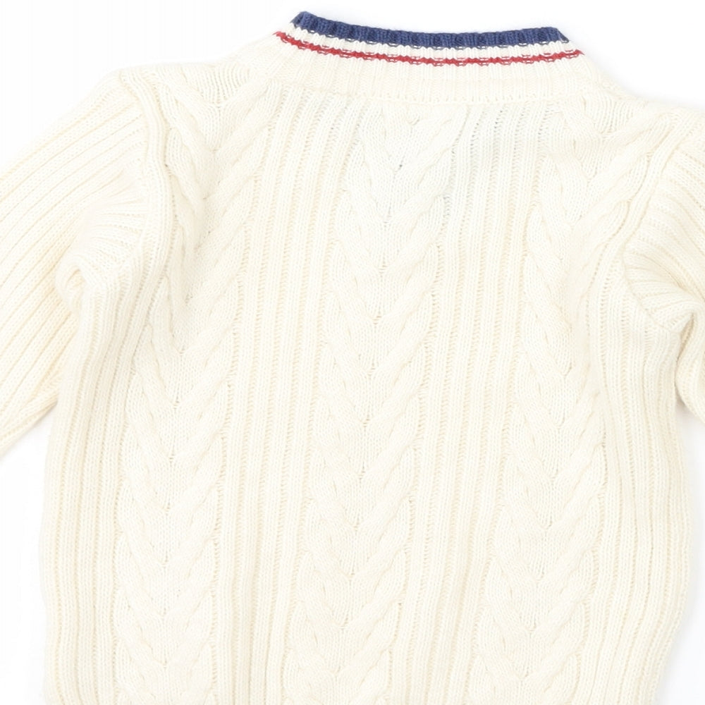 River Island Girls Ivory   Pullover Jumper Size 2-3 Years