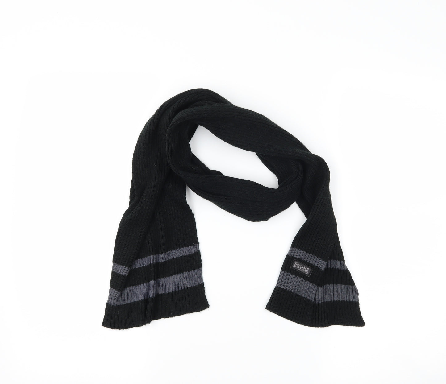 Lonsdale Mens Black   Scarf  One Size