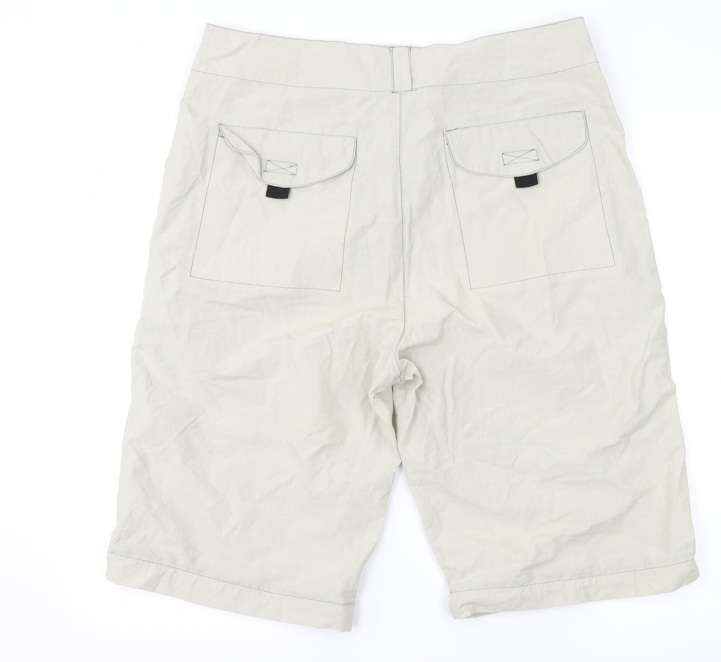 petroleum Mens Grey   Cargo Shorts Size L