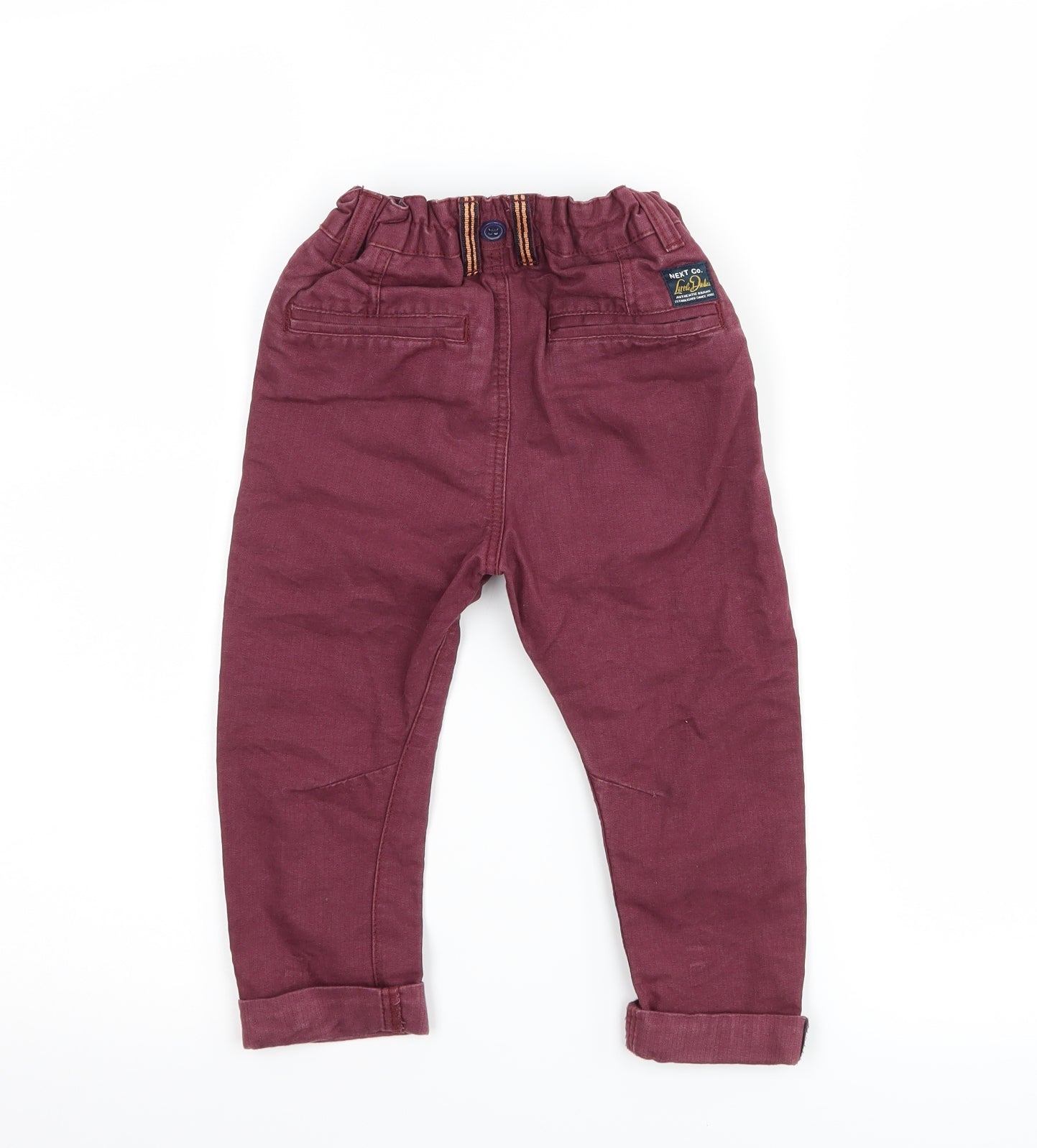 NEXT Boys Purple   Capri Trousers Size 18-24 Months  - chino