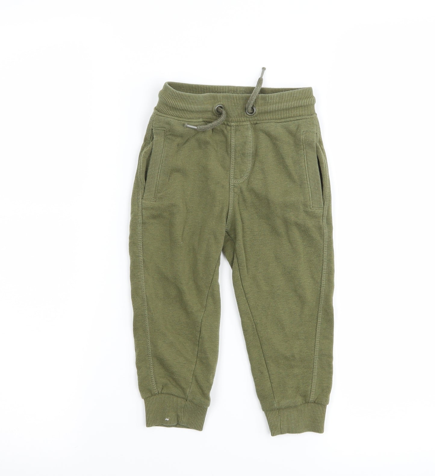 Nutmeg Boys Green   Jogger Trousers Size 18-24 Months