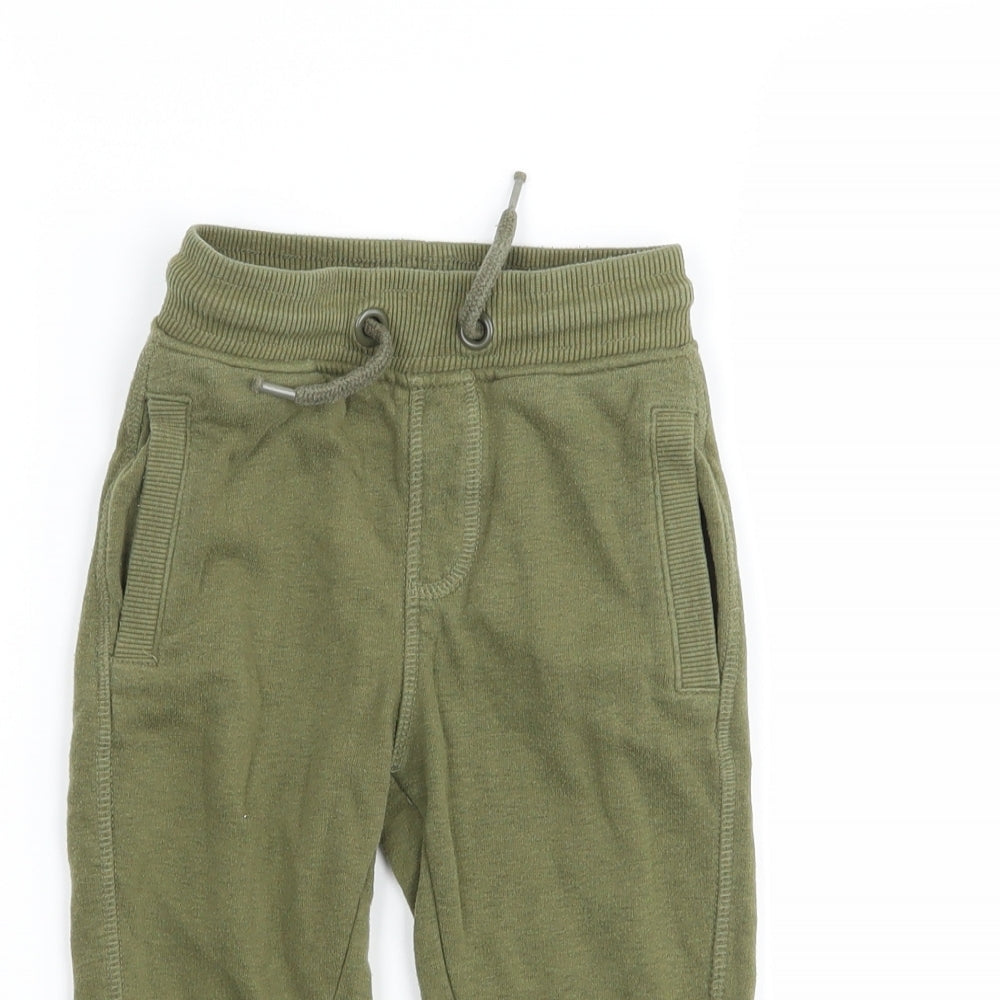 Nutmeg Boys Green   Jogger Trousers Size 18-24 Months