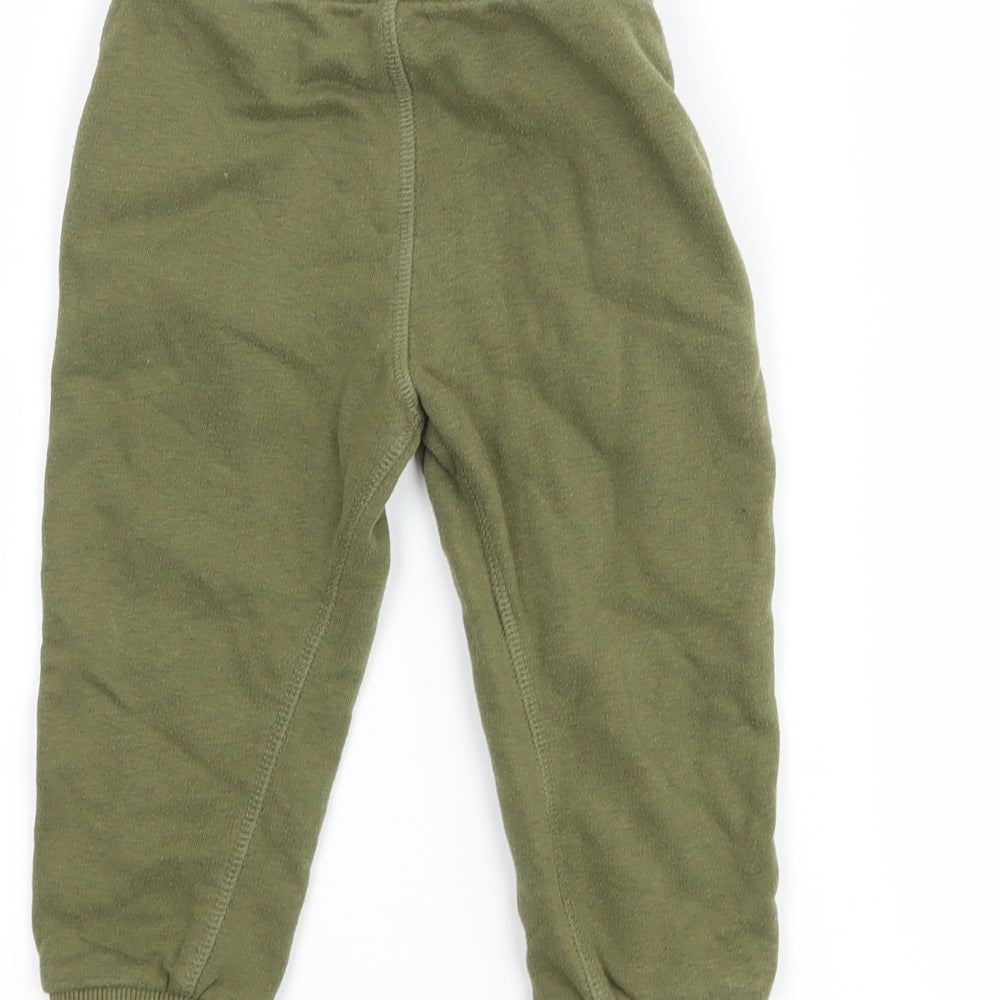 Nutmeg Boys Green   Jogger Trousers Size 18-24 Months